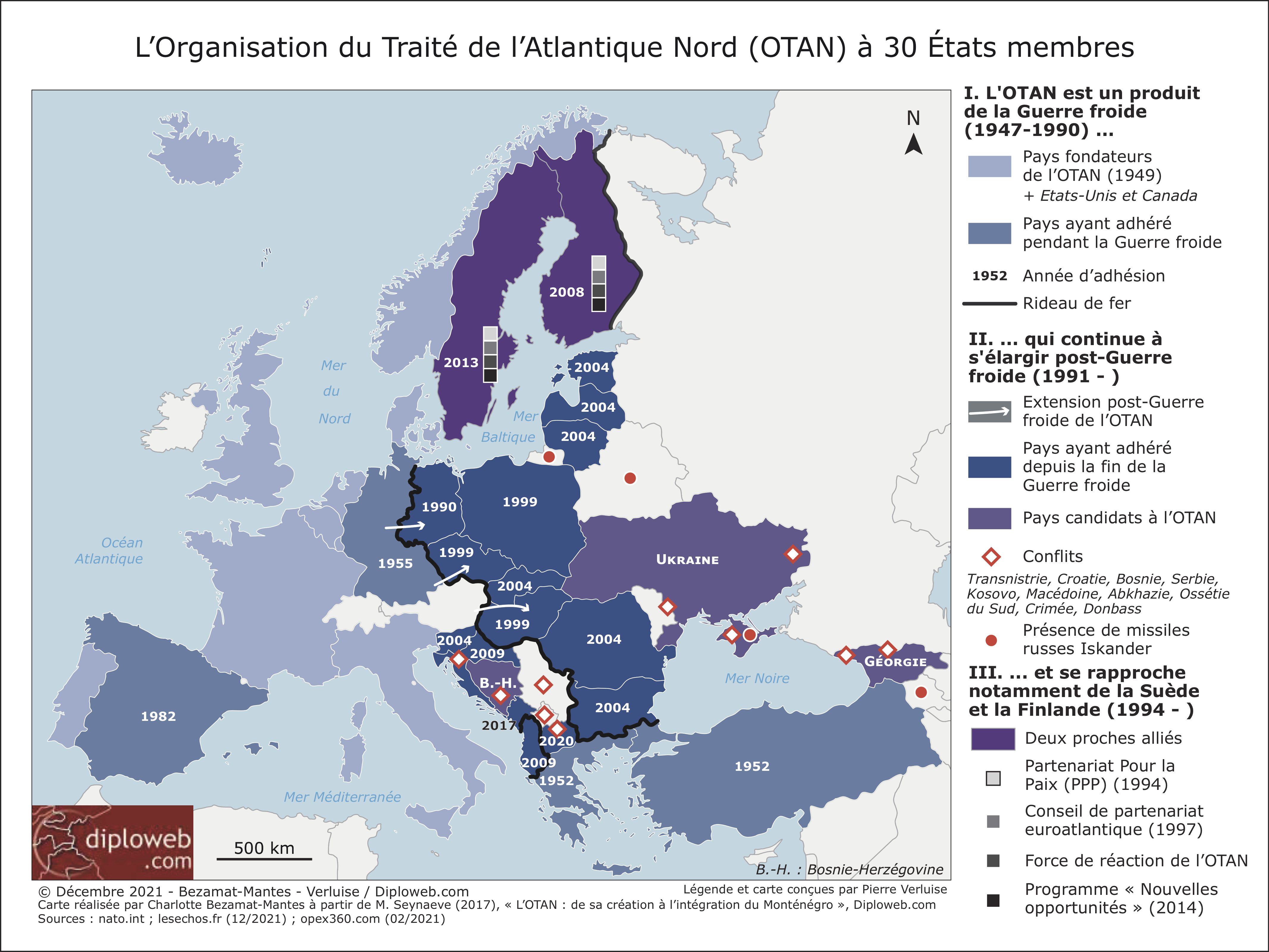 Otan à 30 membres © Charlotte Bezamat-Mantes, décembre 2021 - Diploweb